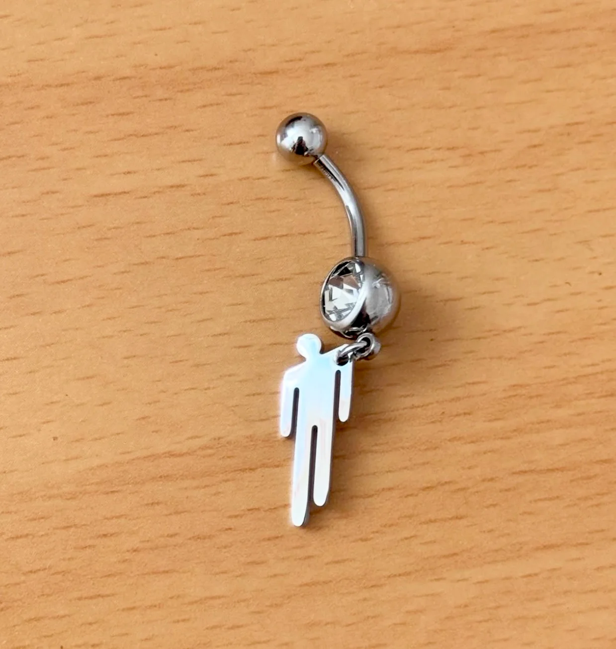 Belly Ring Symbol Figure Stainless Steel Inspired - Image 3