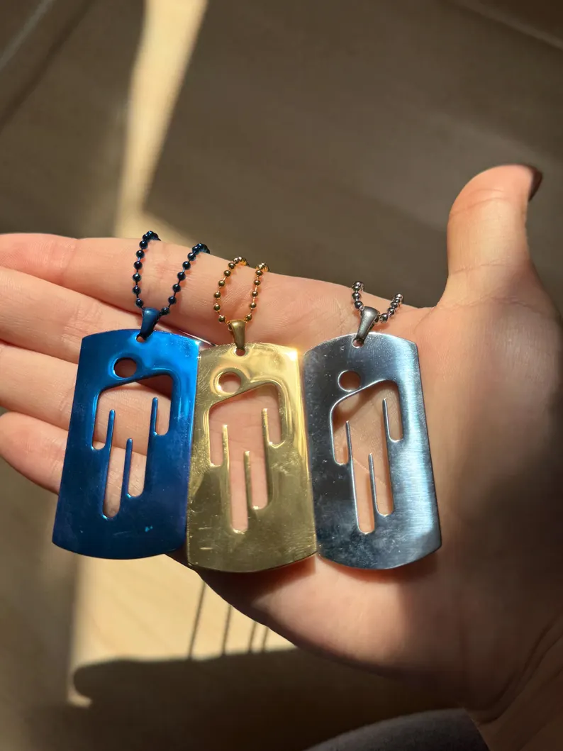Best Quality Figure Dog Tag Necklace Stainless Steel - Image 3