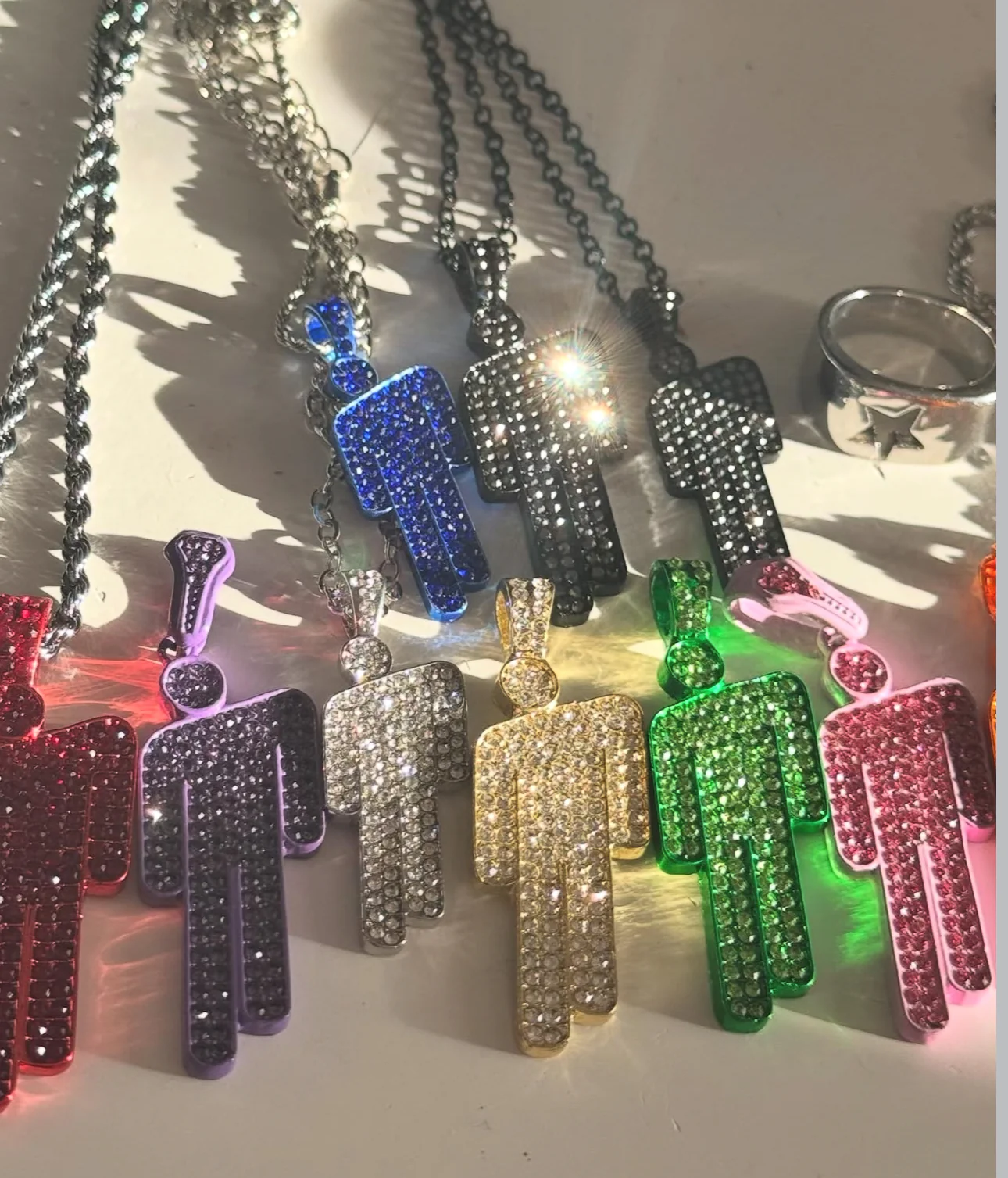 ALLOY Most Realistic Figure Necklace [ Mini & Regular sized ] Many options