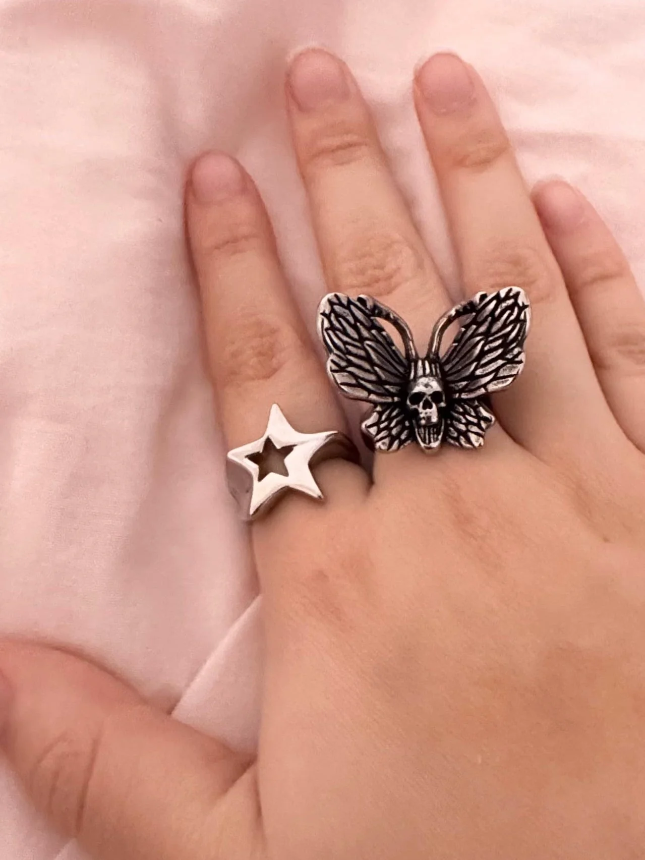 Moth Ring Stainless Steel Non Tarnish - Image 3