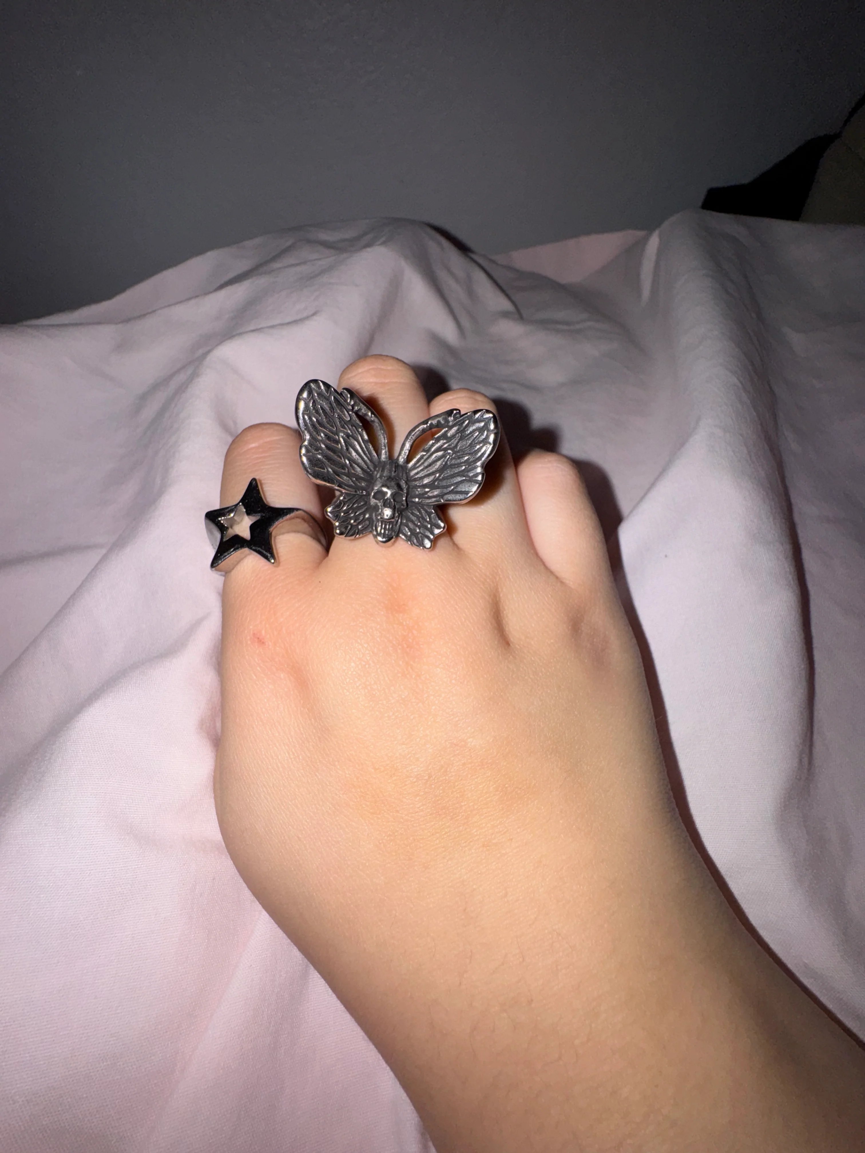 Moth Ring Stainless Steel Non Tarnish - Image 4